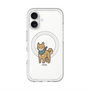 スリムプロテクションプレミアムケース with MagSafe［ オリジナル - CASEPLAYイヌ - shiba ］