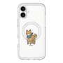 スリムプロテクションプレミアムケース with MagSafe［ オリジナル - CASEPLAYイヌ - shiba ］