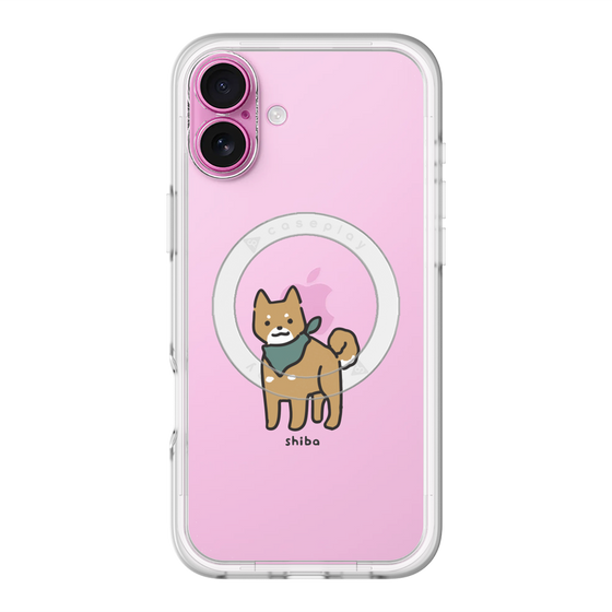 スリムプロテクションプレミアムケース with MagSafe［ オリジナル - CASEPLAYイヌ - shiba ］