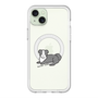 スリムプロテクションプレミアムケース with MagSafe［ オリジナル - CASEPLAYイヌ - border collie ］