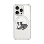 スリムプロテクションプレミアムケース with MagSafe［ オリジナル - CASEPLAYイヌ - border collie ］