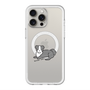 スリムプロテクションプレミアムケース with MagSafe［ オリジナル - CASEPLAYイヌ - border collie ］