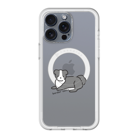 スリムプロテクションプレミアムケース with MagSafe［ オリジナル - CASEPLAYイヌ - border collie ］