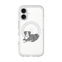 スリムプロテクションプレミアムケース with MagSafe［ オリジナル - CASEPLAYイヌ - border collie ］