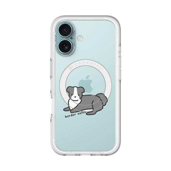 スリムプロテクションプレミアムケース with MagSafe［ オリジナル - CASEPLAYイヌ - border collie ］