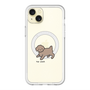 スリムプロテクションプレミアムケース with MagSafe［ オリジナル - CASEPLAYイヌ - toy pooh ］