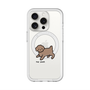 スリムプロテクションプレミアムケース with MagSafe［ オリジナル - CASEPLAYイヌ - toy pooh ］