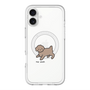 スリムプロテクションプレミアムケース with MagSafe［ オリジナル - CASEPLAYイヌ - toy pooh ］