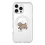 スリムプロテクションプレミアムケース with MagSafe［ オリジナル - CASEPLAYイヌ - toy pooh ］