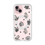 スリムプロテクションプレミアムケース with MagSafe［ オリジナル - CASEPLAYネコ総柄 - color ］