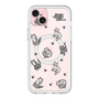 スリムプロテクションプレミアムケース with MagSafe［ オリジナル - CASEPLAYネコ総柄 - color ］