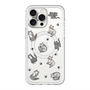 スリムプロテクションプレミアムケース with MagSafe［ オリジナル - CASEPLAYネコ総柄 - color ］