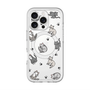 スリムプロテクションプレミアムケース with MagSafe［ オリジナル - CASEPLAYネコ総柄 - color ］