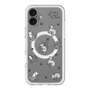 スリムプロテクションプレミアムケース with MagSafe［ オリジナル - CASEPLAYネコ総柄 - color ］