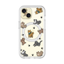 スリムプロテクションプレミアムケース with MagSafe［ オリジナル - CASEPLAYイヌ総柄 - color ］