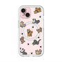 スリムプロテクションプレミアムケース with MagSafe［ オリジナル - CASEPLAYイヌ総柄 - color ］