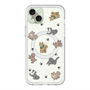 スリムプロテクションプレミアムケース with MagSafe［ オリジナル - CASEPLAYイヌ総柄 - color ］