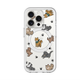 スリムプロテクションプレミアムケース with MagSafe［ オリジナル - CASEPLAYイヌ総柄 - color ］