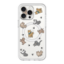 スリムプロテクションプレミアムケース with MagSafe［ オリジナル - CASEPLAYイヌ総柄 - color ］