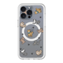 スリムプロテクションプレミアムケース with MagSafe［ オリジナル - CASEPLAYイヌ総柄 - color ］