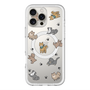スリムプロテクションプレミアムケース with MagSafe［ オリジナル - CASEPLAYイヌ総柄 - color ］