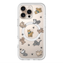 スリムプロテクションプレミアムケース with MagSafe［ オリジナル - CASEPLAYイヌ総柄 - color ］