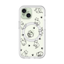 スリムプロテクションプレミアムケース with MagSafe［ オリジナル - CASEPLAYネコ総柄 - black ］