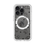 スリムプロテクションプレミアムケース with MagSafe［ オリジナル - CASEPLAYネコ総柄 - black ］