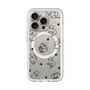 スリムプロテクションプレミアムケース with MagSafe［ オリジナル - CASEPLAYネコ総柄 - black ］
