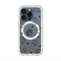 スリムプロテクションプレミアムケース with MagSafe［ オリジナル - CASEPLAYネコ総柄 - black ］