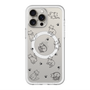 スリムプロテクションプレミアムケース with MagSafe［ オリジナル - CASEPLAYネコ総柄 - black ］