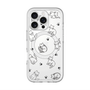 スリムプロテクションプレミアムケース with MagSafe［ オリジナル - CASEPLAYネコ総柄 - black ］