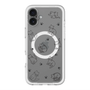 スリムプロテクションプレミアムケース with MagSafe［ オリジナル - CASEPLAYネコ総柄 - black ］
