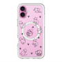 スリムプロテクションプレミアムケース with MagSafe［ オリジナル - CASEPLAYネコ総柄 - black ］