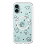 スリムプロテクションプレミアムケース with MagSafe［ オリジナル - CASEPLAYネコ総柄 - black ］