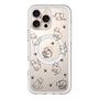 スリムプロテクションプレミアムケース with MagSafe［ オリジナル - CASEPLAYネコ総柄 - black ］
