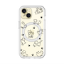 スリムプロテクションプレミアムケース with MagSafe［ オリジナル - CASEPLAYイヌ総柄 - black ］