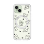 スリムプロテクションプレミアムケース with MagSafe［ オリジナル - CASEPLAYイヌ総柄 - black ］