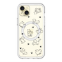 スリムプロテクションプレミアムケース with MagSafe［ オリジナル - CASEPLAYイヌ総柄 - black ］