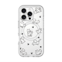 スリムプロテクションプレミアムケース with MagSafe［ オリジナル - CASEPLAYイヌ総柄 - black ］