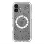スリムプロテクションプレミアムケース with MagSafe［ オリジナル - CASEPLAYイヌ総柄 - black ］