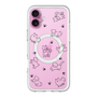 スリムプロテクションプレミアムケース with MagSafe［ オリジナル - CASEPLAYイヌ総柄 - black ］