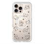 スリムプロテクションプレミアムケース with MagSafe［ オリジナル - CASEPLAYイヌ総柄 - black ］