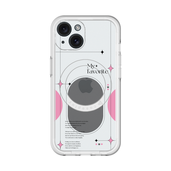 スリムプロテクションプレミアムケース with MagSafe［ オリジナル - チェキケース - ピンク ］