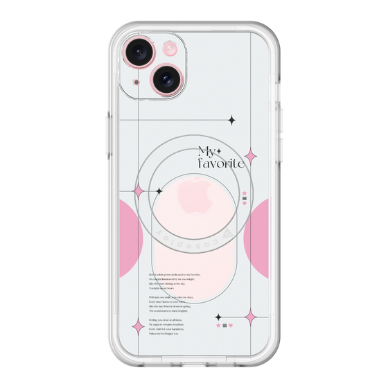 スリムプロテクションプレミアムケース with MagSafe［ オリジナル - チェキケース - ピンク ］