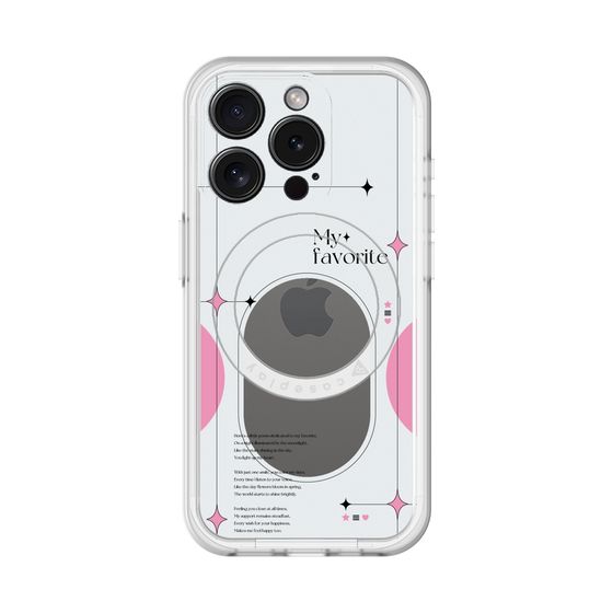 スリムプロテクションプレミアムケース with MagSafe［ オリジナル - チェキケース - ピンク ］