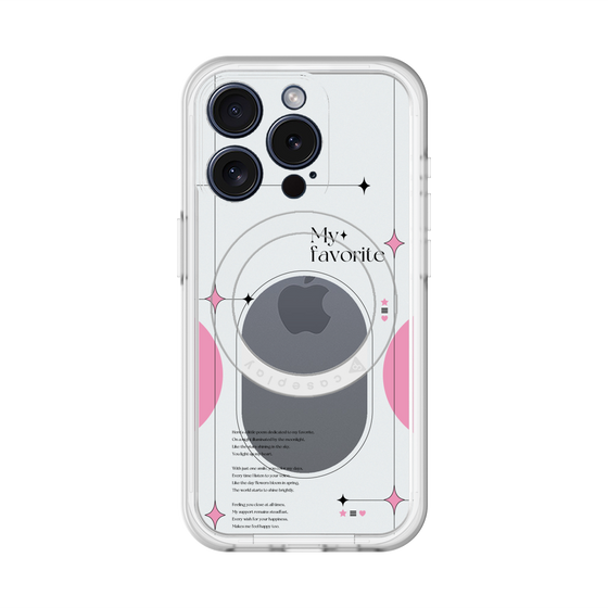 スリムプロテクションプレミアムケース with MagSafe［ オリジナル - チェキケース - ピンク ］