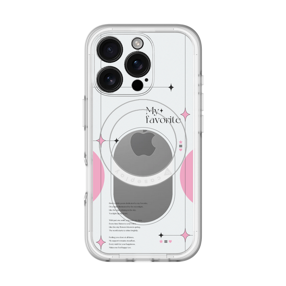 スリムプロテクションプレミアムケース with MagSafe［ オリジナル - チェキケース - ピンク ］