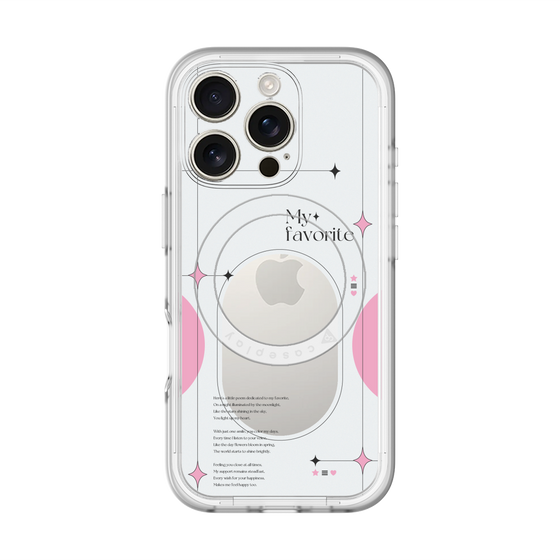 スリムプロテクションプレミアムケース with MagSafe［ オリジナル - チェキケース - ピンク ］