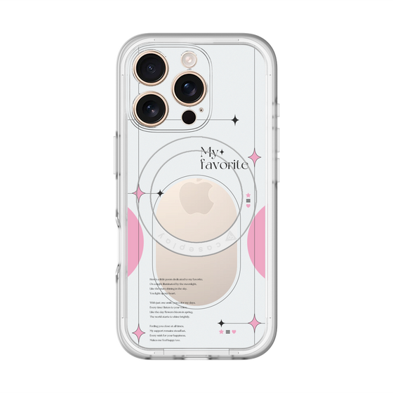 スリムプロテクションプレミアムケース with MagSafe［ オリジナル - チェキケース - ピンク ］